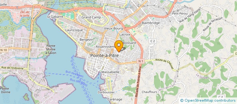 localisation de l'entreprise MONSIEUR MIGUEL YAN GIL  LES ABYMES