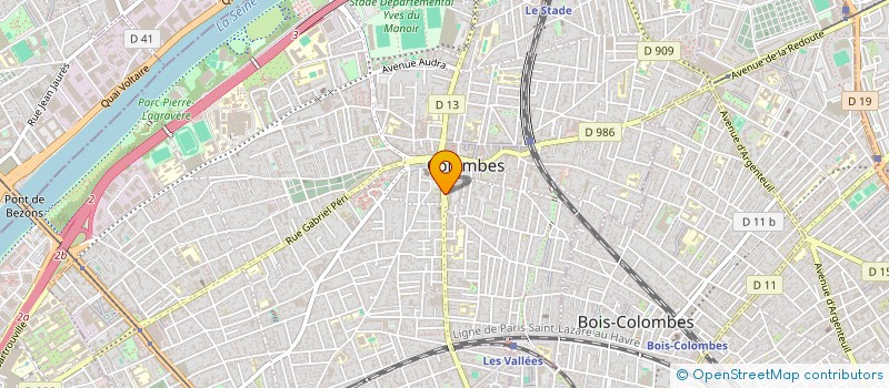 localisation de l'entreprise MONSIEUR MIGUELITO ST LOUIS à COLOMBES