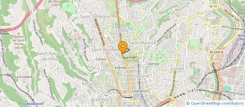 localisation de l'entreprise MONSIEUR MIHA LITON à NICE