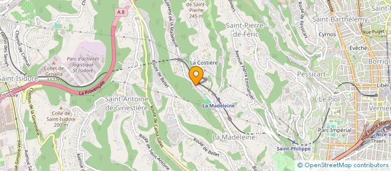 localisation de l'entreprise MONSIEUR MIHAEINA GHEORGHE  NICE