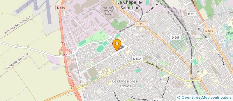 localisation de l'entreprise MONSIEUR MIHAEL SINANOVIC à LA CHAPELLE-SAINT-LUC