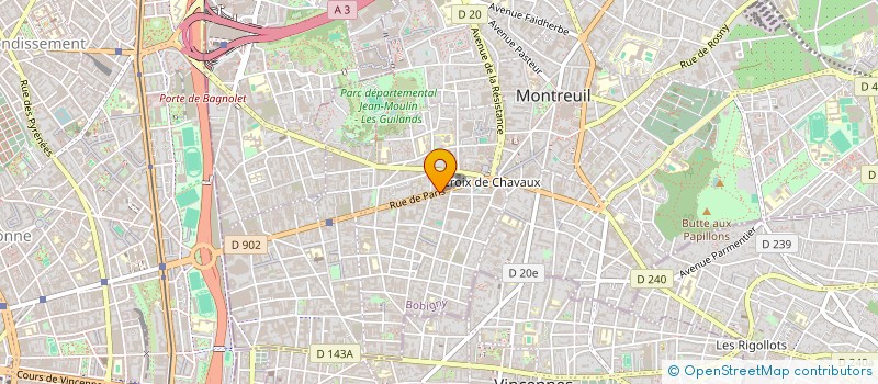 localisation de l'entreprise MONSIEUR MIHAELA MOSNIAGU à MONTREUIL