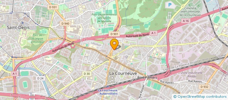 localisation de l'entreprise MONSIEUR MIHAI ANDRONACHE à LA COURNEUVE
