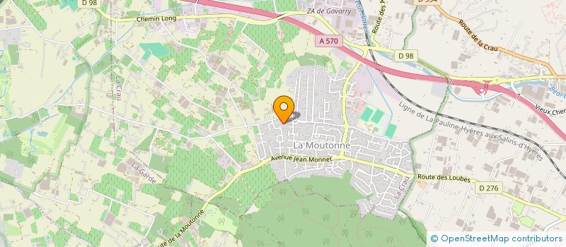 localisation de l'entreprise MONSIEUR MIHAI ANTONIE  LA CRAU