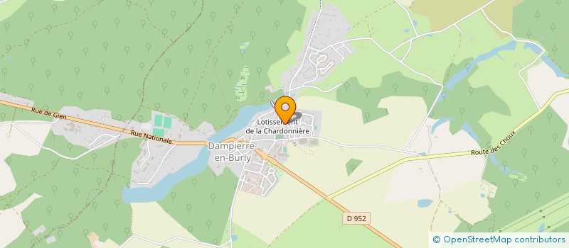 localisation de l'entreprise MONSIEUR MIHAI AUGER  DAMPIERRE-EN-BURLY