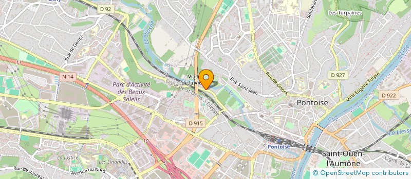 localisation de l'entreprise MONSIEUR MIHAI-AUREL BORODI  PONTOISE