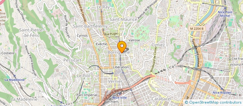 localisation de l'entreprise MONSIEUR MIHAI BALAN à NICE