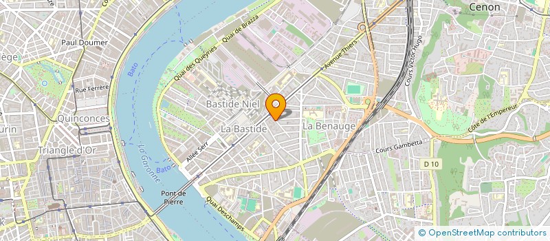 localisation de l'entreprise MONSIEUR MIHAI BORDEA  BORDEAUX