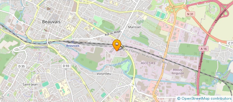 localisation de l'entreprise MONSIEUR MIHAI BOUHENRY  BEAUVAIS