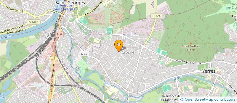 localisation de l'entreprise MONSIEUR MIHAI BULGARU  CROSNE