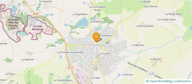 localisation de l'entreprise MONSIEUR MIHAI BURLACU à LES EPESSES