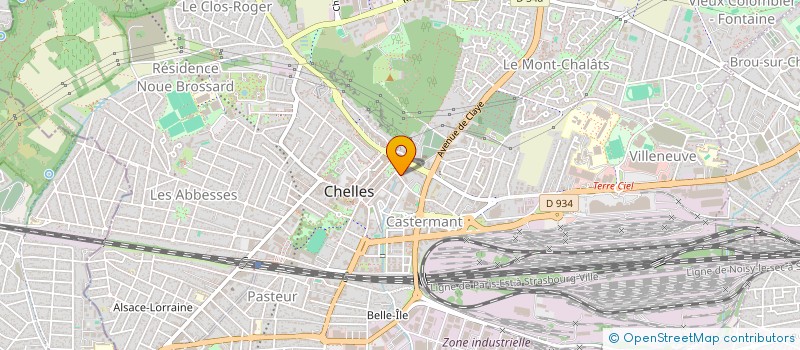 localisation de l'entreprise MONSIEUR MIHAI CEBOTARI  CHELLES