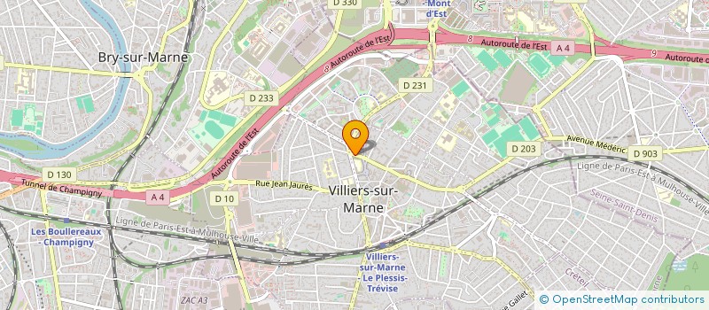 localisation de l'entreprise MONSIEUR MIHAI CIOBANU  VILLIERS-SUR-MARNE