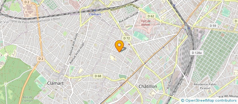 localisation de l'entreprise MONSIEUR MIHAI CIORNEI  CLAMART
