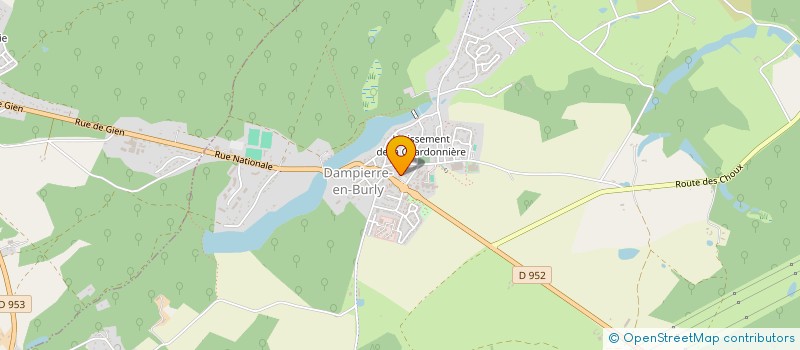 localisation de l'entreprise MONSIEUR MIHAI CIUSCA  DAMPIERRE-EN-BURLY