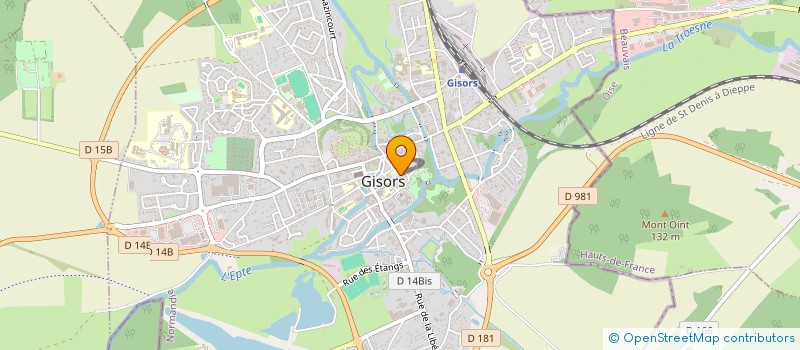 localisation de l'entreprise MONSIEUR MIHAI CLAPSAN  GISORS