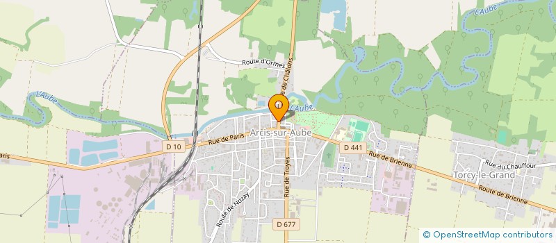 localisation de l'entreprise MONSIEUR MIHAI CRISTEA  ARCIS-SUR-AUBE