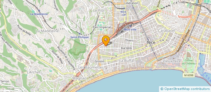 localisation de l'entreprise MONSIEUR MIHAI DANILOV  NICE