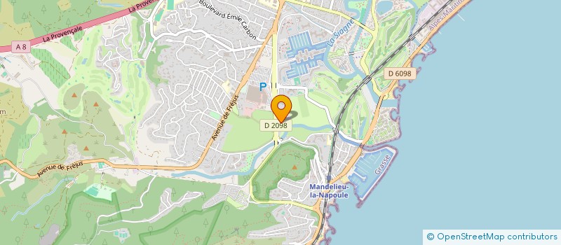 localisation de l'entreprise MONSIEUR MIHAI DRAGULIN  MANDELIEU-LA-NAPOULE