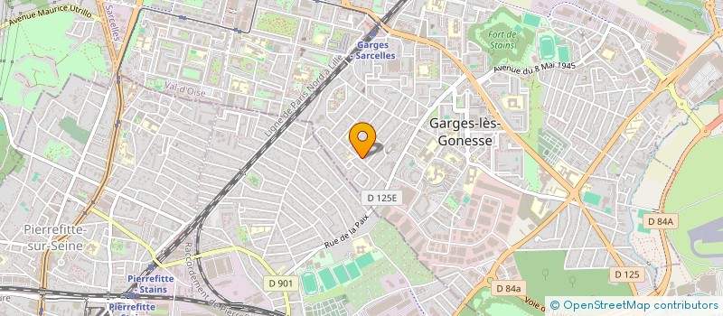 localisation de l'entreprise MONSIEUR MIHAI DRAGUSANU  GARGES-LES-GONESSE