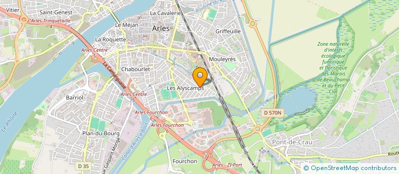 localisation de l'entreprise MONSIEUR MIHAI FEROCA  ARLES