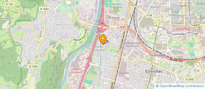 localisation de l'entreprise MONSIEUR MIHAI IOAN HINTA  ECHIROLLES