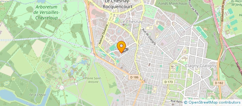 localisation de l'entreprise MONSIEUR MIHAI IURCU  LE CHESNAY-ROCQUENCOURT