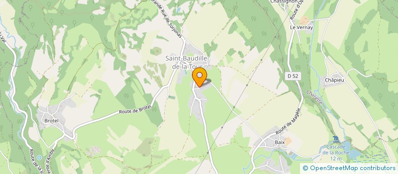 localisation de l'entreprise MONSIEUR MIHAI IVASCU  SAINT-BAUDILLE-DE-LA-TOUR