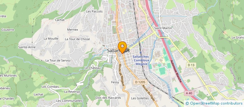 localisation de l'entreprise MONSIEUR MIHAI-LAURENTIU LIPAN à SALLANCHES