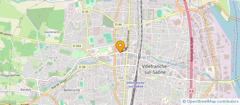 localisation de l'entreprise MONSIEUR MIHAI MAGLAS à VILLEFRANCHE-SUR-SAONE