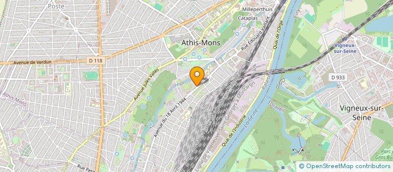 localisation de l'entreprise MONSIEUR MIHAI MAZALU à ATHIS-MONS
