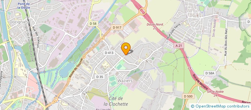 localisation de l'entreprise MONSIEUR MIHAI MUNTEANU  WAZIERS