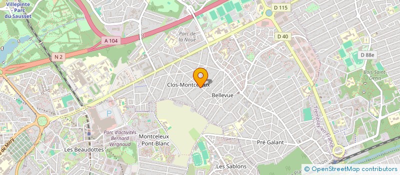 localisation de l'entreprise MONSIEUR MIHAI OVIDIU DAVEDIUC  VILLEPINTE