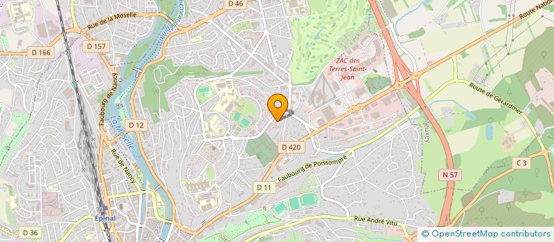localisation de l'entreprise MONSIEUR MIHAI POPESCU à EPINAL