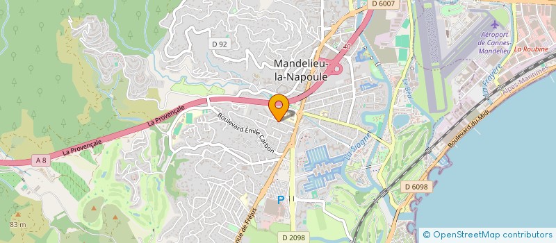 localisation de l'entreprise MONSIEUR MIHAI RAUTA  MANDELIEU-LA-NAPOULE