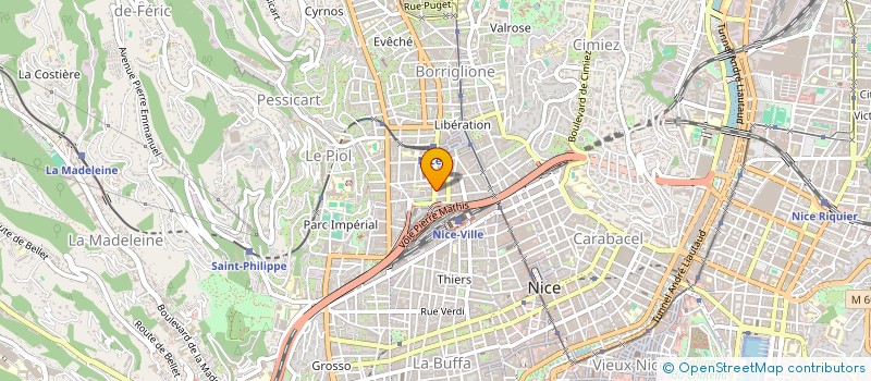 localisation de l'entreprise MONSIEUR MIHAI RUSNAC  NICE