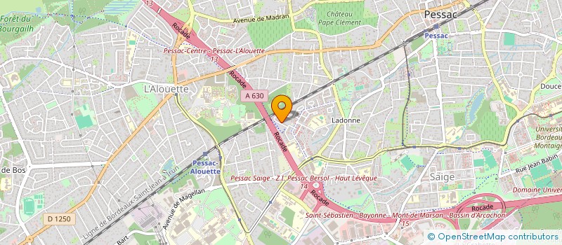 localisation de l'entreprise MONSIEUR MIHAI SCHUTZ  MERIGNAC