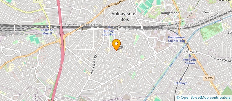 localisation de l'entreprise MONSIEUR MIHAI-SILVIU BODEA  AULNAY-SOUS-BOIS