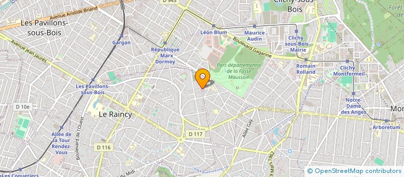 localisation de l'entreprise MONSIEUR MIHAIL BARBANOUA  LE RAINCY