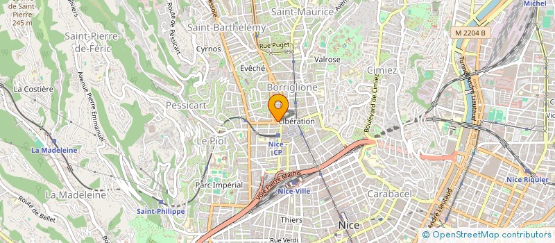 localisation de l'entreprise MONSIEUR MIHAIL BOEROIU à NICE