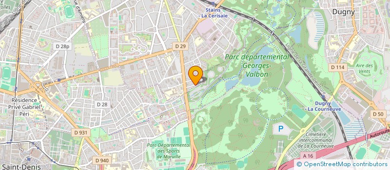 localisation de l'entreprise MONSIEUR MIHAIL CALDARE  STAINS