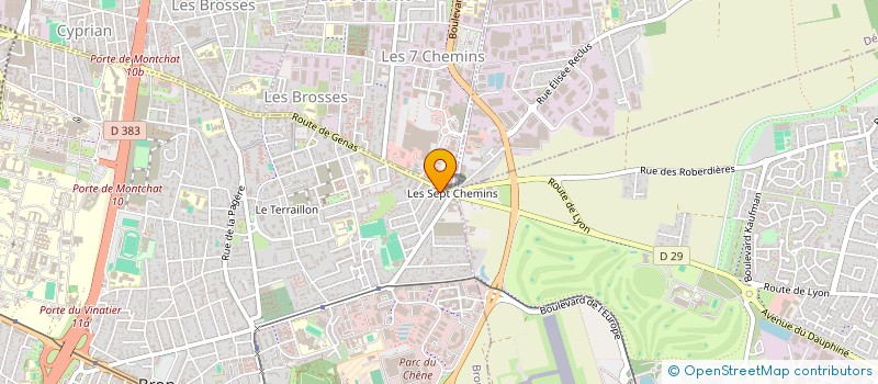 localisation de l'entreprise MONSIEUR MIHAIL CAPATINA  BRON