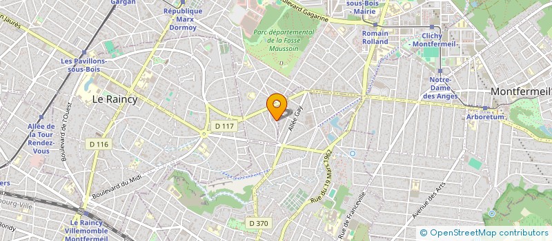 localisation de l'entreprise MONSIEUR MIHAIL CEBOTARI à CLICHY-SOUS-BOIS