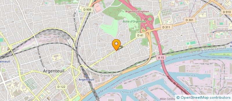 localisation de l'entreprise MONSIEUR MIHAIL CHICU  ARGENTEUIL