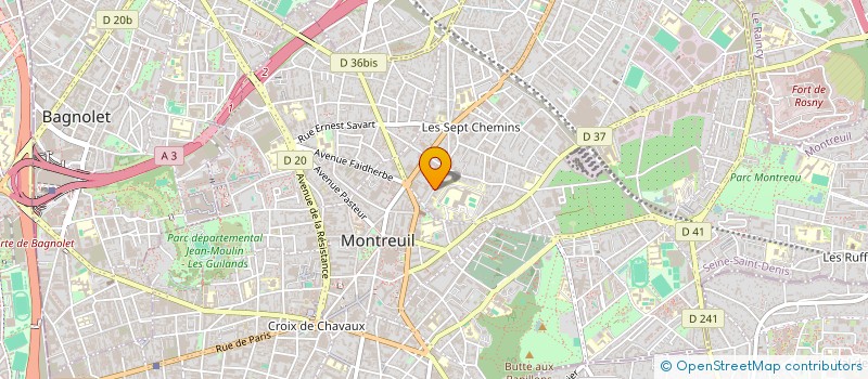 localisation de l'entreprise MONSIEUR MIHAIL COJOCARI à MONTREUIL