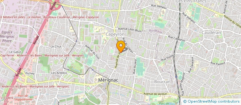 localisation de l'entreprise MONSIEUR MIHAIL HOSMAN  MERIGNAC