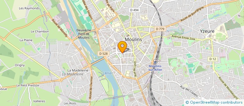 localisation de l'entreprise MONSIEUR MIHAIL LACATUS  MOULINS