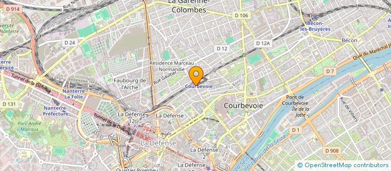 localisation de l'entreprise MONSIEUR MIHAIL LUPASCO à COURBEVOIE