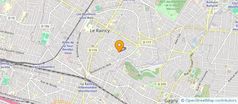 localisation de l'entreprise MONSIEUR MIHAIL MACOVEI à LE RAINCY