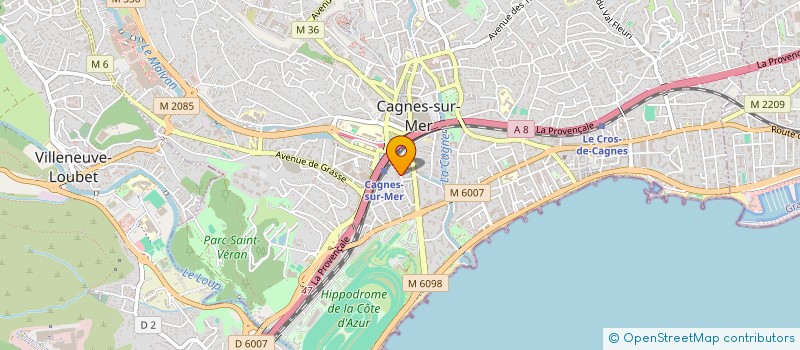 localisation de l'entreprise MONSIEUR MIHAIL MARES  CAGNES-SUR-MER